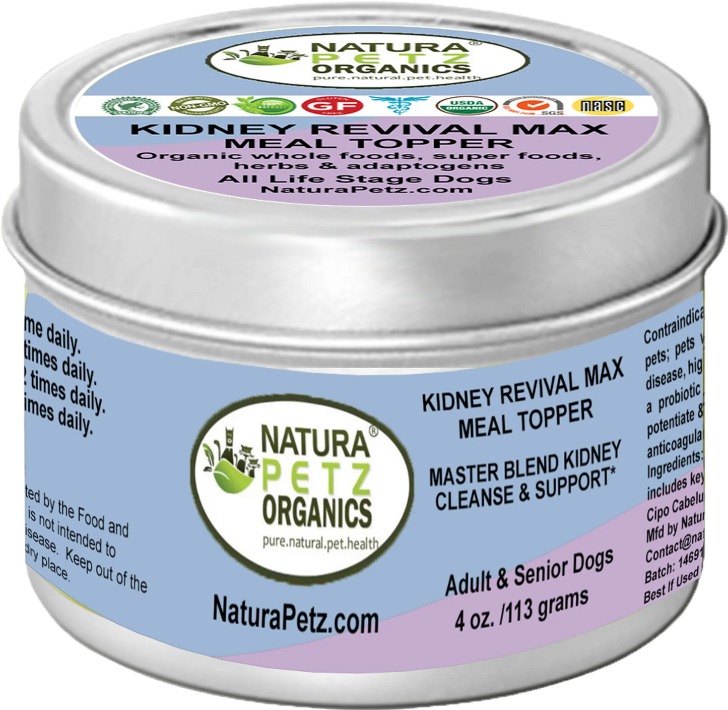 Kidney Revival Max Meal Topper Kidney Cleanse &, 4 oz.
