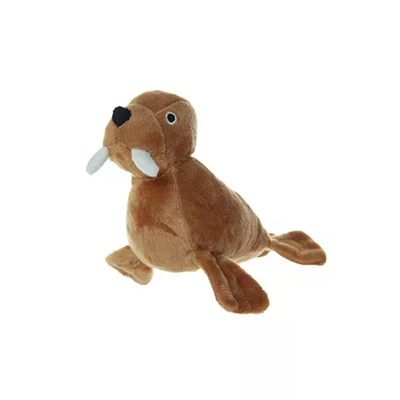 Mighty Jr Arctic Walrus Dog Plush Toy – Durable 2-Layer Tug Toy