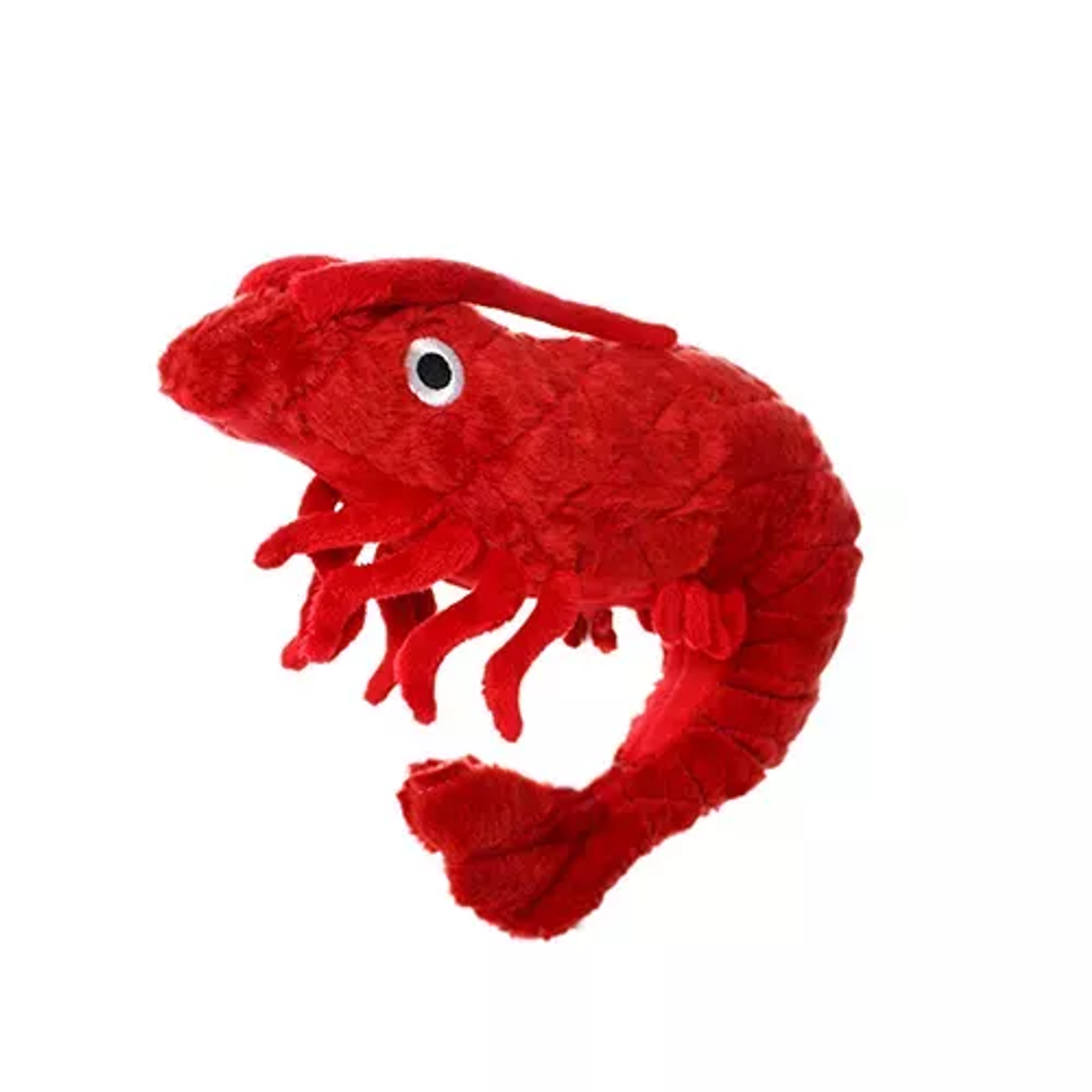 Mighty Ocean Prawn Durable Plush Dog Toy - Large Red - VIP Products