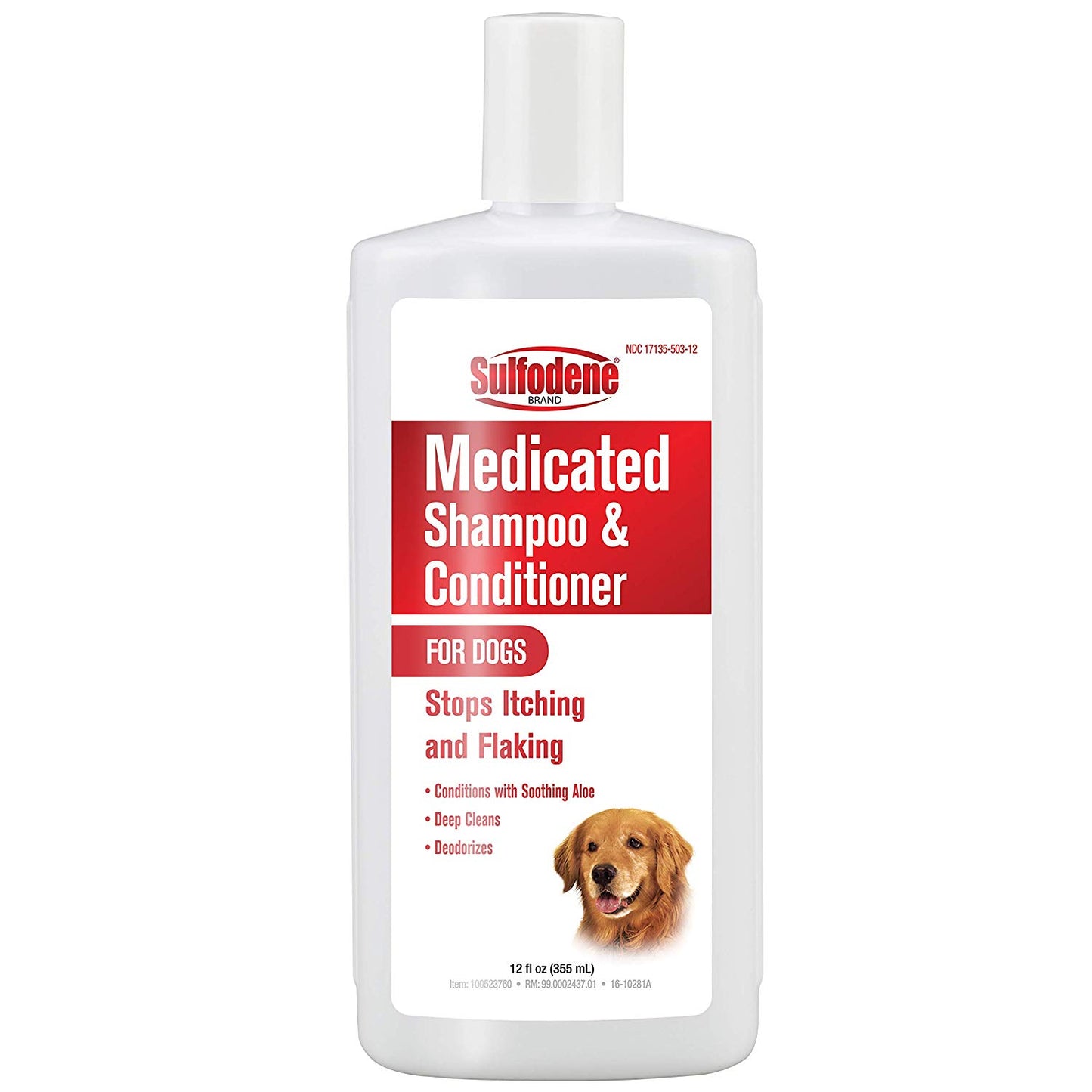Sulfodene Medicated Dog Shampoo – Itch & Flake Relief, 12 oz