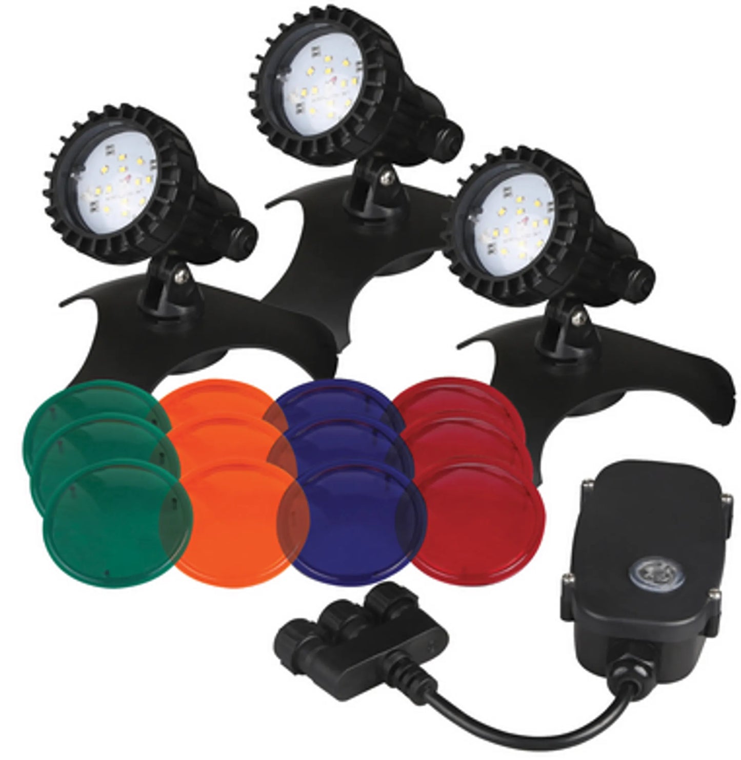 Danner LED Pond Light Kit with Photosensor and Transformer - 2 Lights