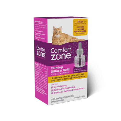 Comfort Zone Cat Calming Diffuser Refill | Drug-Free, 1.62 fl oz