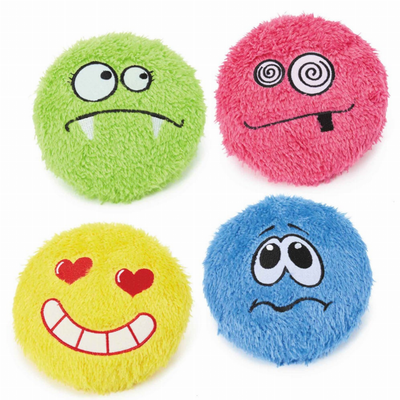 Pet Edge Plush Dog Toy with Internal Plastic Disc – Interactive Chew