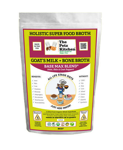 goats milk bone broth base max joint skin coatbroth dog cat