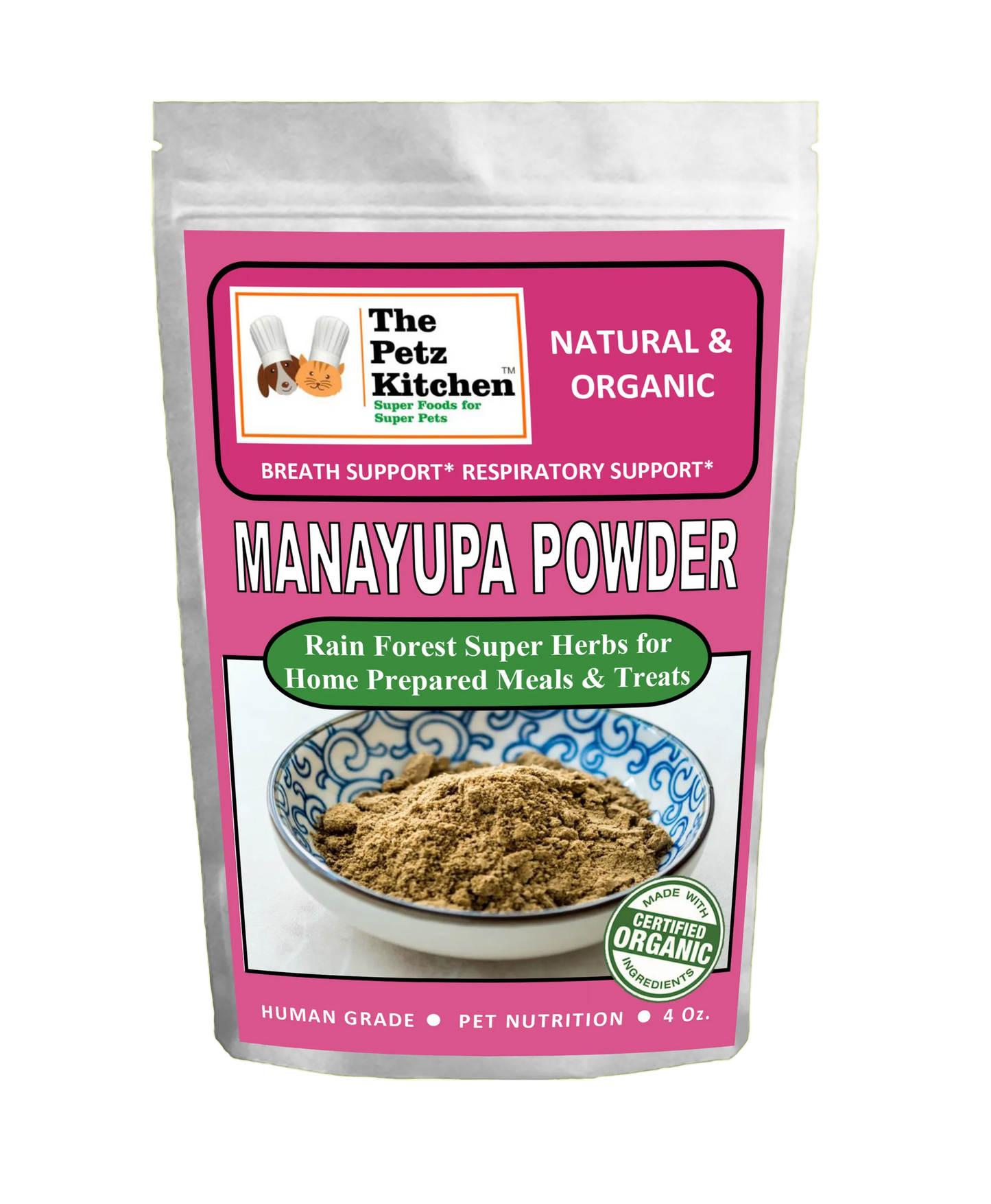 Manayupa Powder - Breath& Respiratory, 4 Oz. Bag