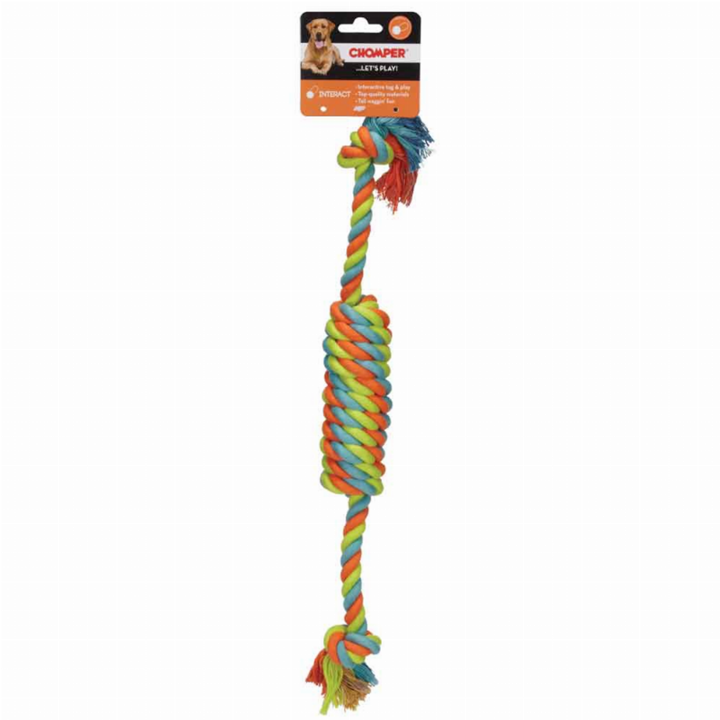 Pet Edge CHP Rope Tugger Dog Toy – Durable Cotton Tug Toy for Dogs