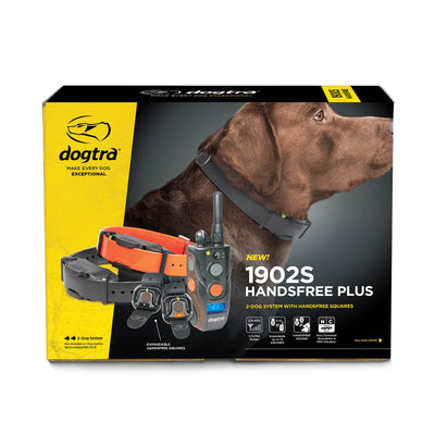 Dogtra 1902S Handsfree Plus 2-Dog Remote Trainer | 3/4 Mile Range