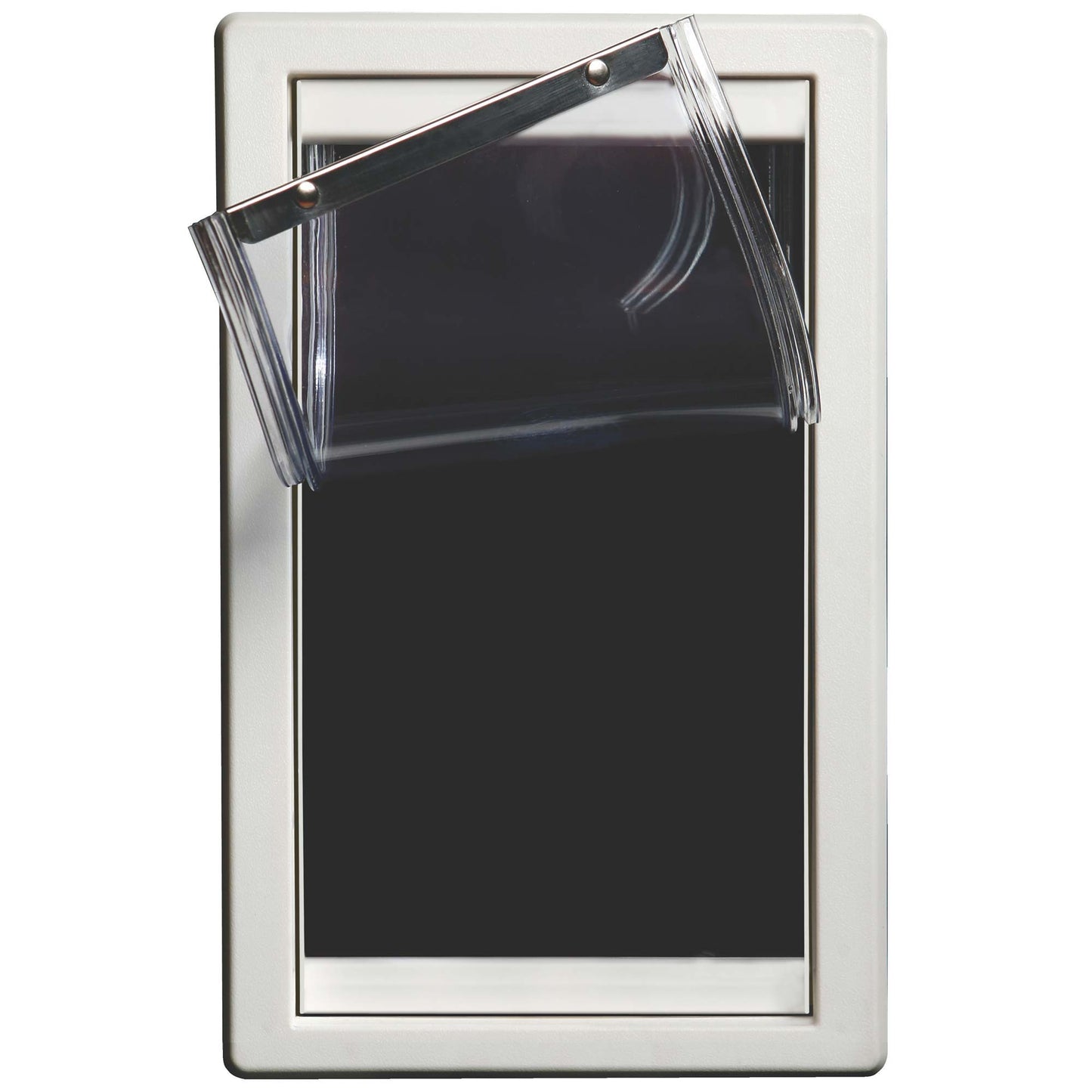 Ideal Pet Products Screen Guard Pet Door - Medium White Vinyl Flap