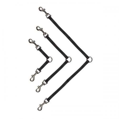 Guardian Gear 2-Way Dog Coupler – 12 Inch Black Double Leash