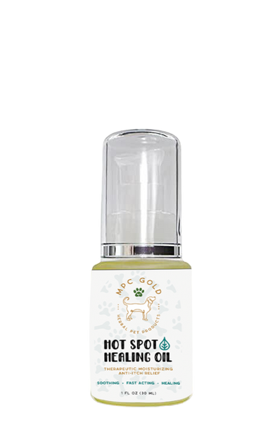 MPC Gold Hot Spot Healing Oil – Anti-Itch Hemp & Essential Oil Dog Relief