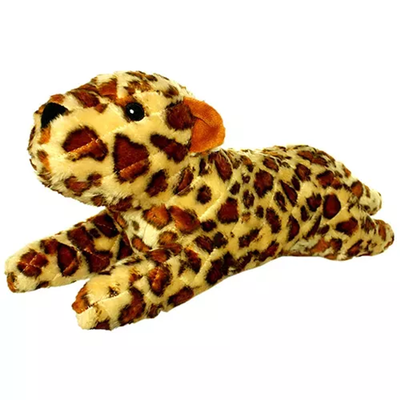 Mighty Massive Safari Leopard Plush Dog Toy – Durable Brown & Tan