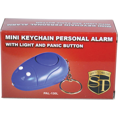 Personal Keychain Alarm with Light - 130dB Blue