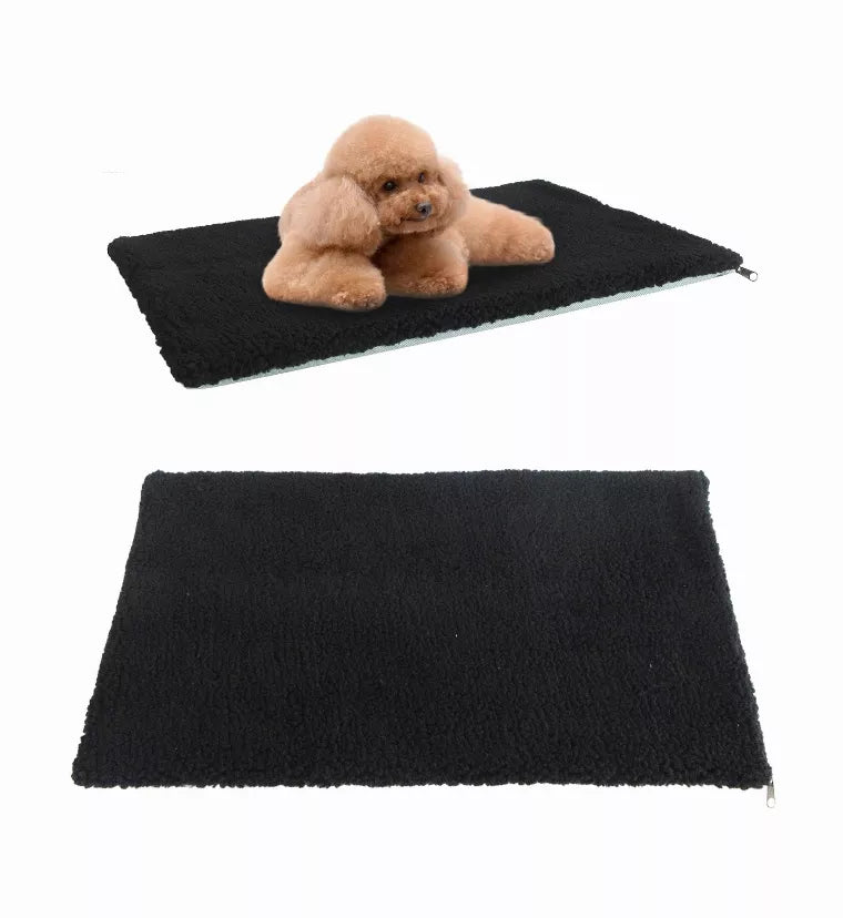 Mr. Peanut's Portable Pet Crate Pad – Faux Fleece Liner (22x15")