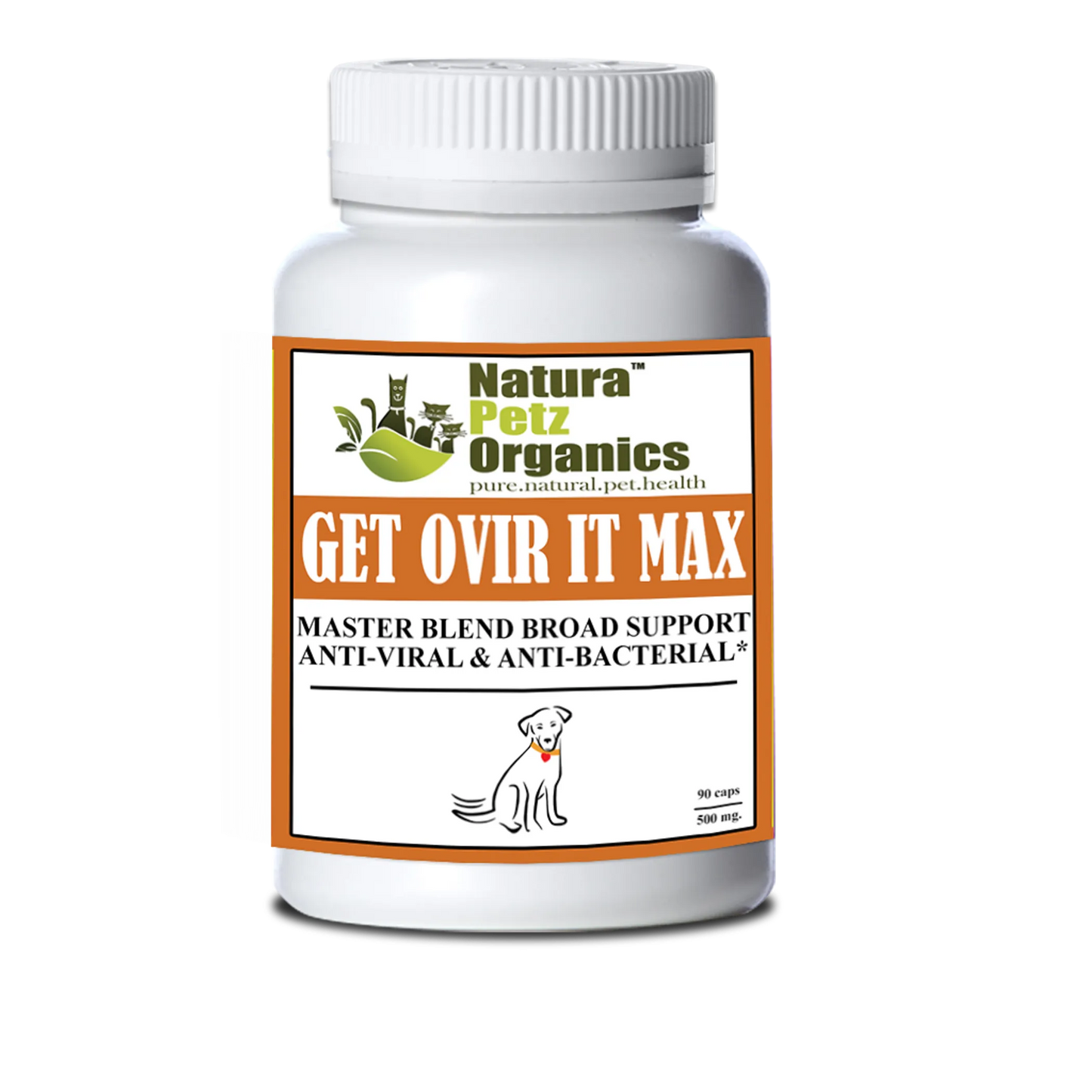 Get Ovir It Max Broad Spectrum Plant Anti Viral Anti Bacterial , DOG - 90 caps