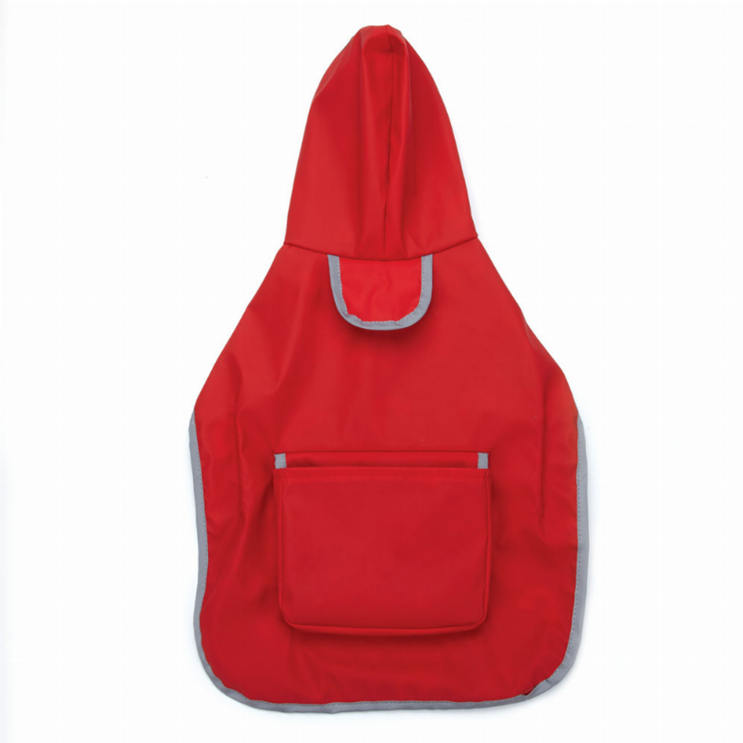 Zack & Zoey Reversible Dog Raincoat - Red Travel Jacket - Large