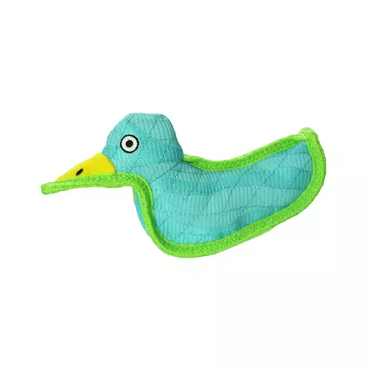 DuraForce Duck Tiger Durable Dog Toy – Blue-Green Interactive Tug Toy