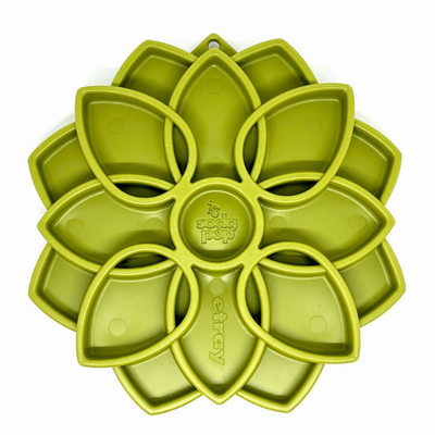 SodaPup Mandala eTray Dog Slow Feeder Enrichment Tray, Green