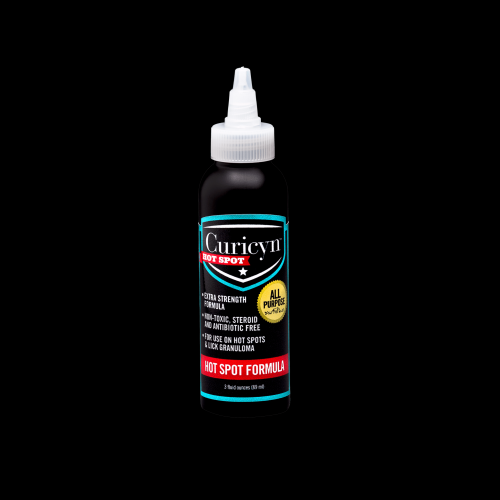 Curicyn Hot Spot Formula – Extra Strength Skin Relief Gel for Pets, 3 oz
