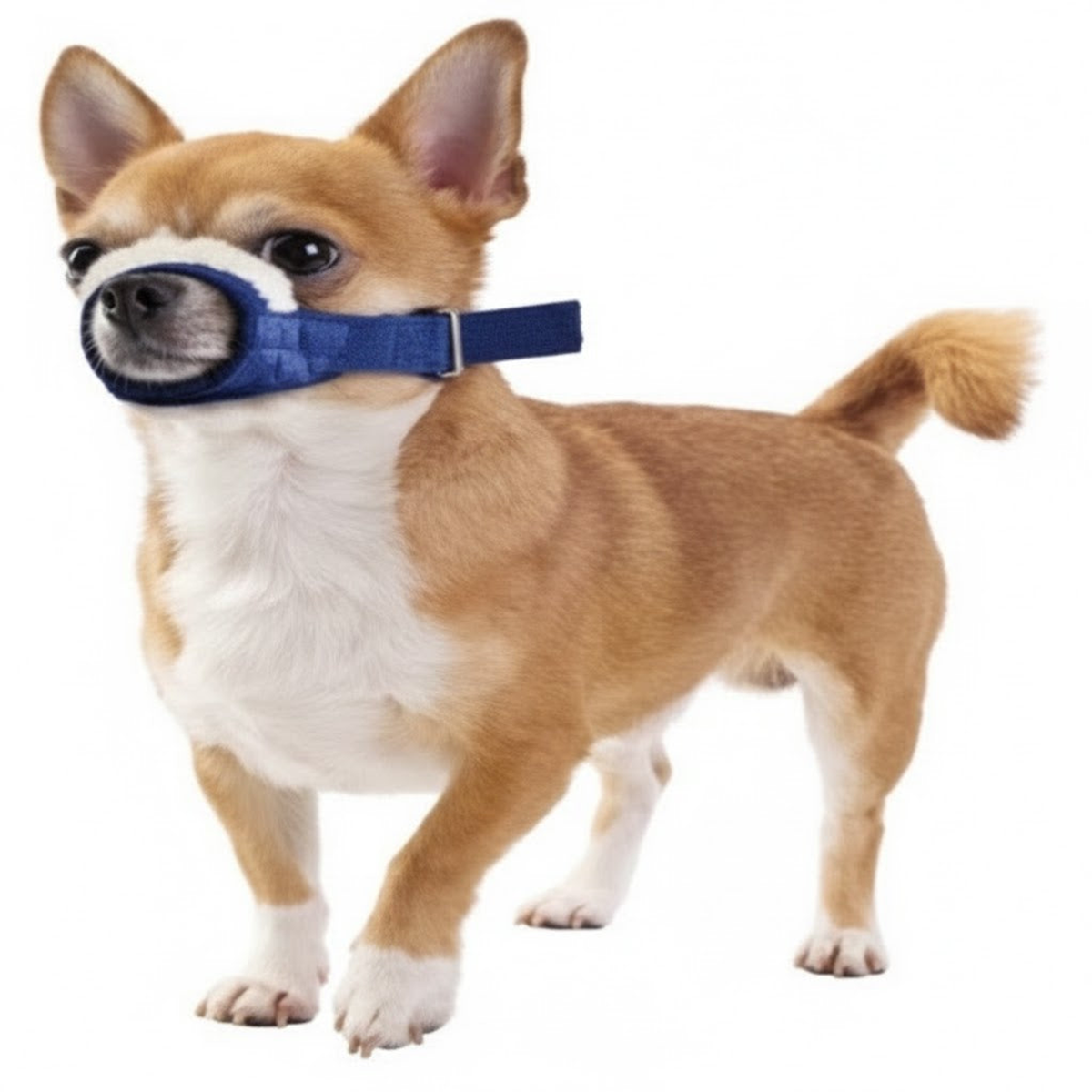 Cozy Quick Muzzle for Dogs, Medium, Blue