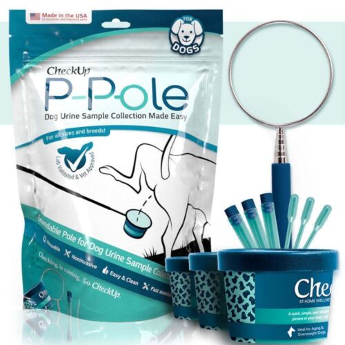 Coastline Global P-Pole Dog Urine Sample Collection Kit with Telescopic Pole