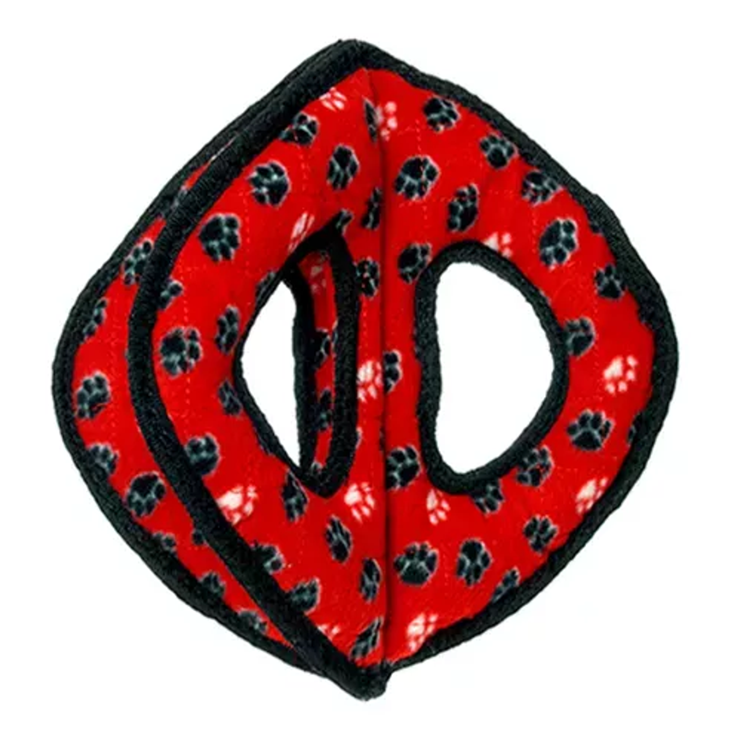 Tuffy Ultimate 3WayRing Durable Dog Toy - Red Interactive Tug Toy