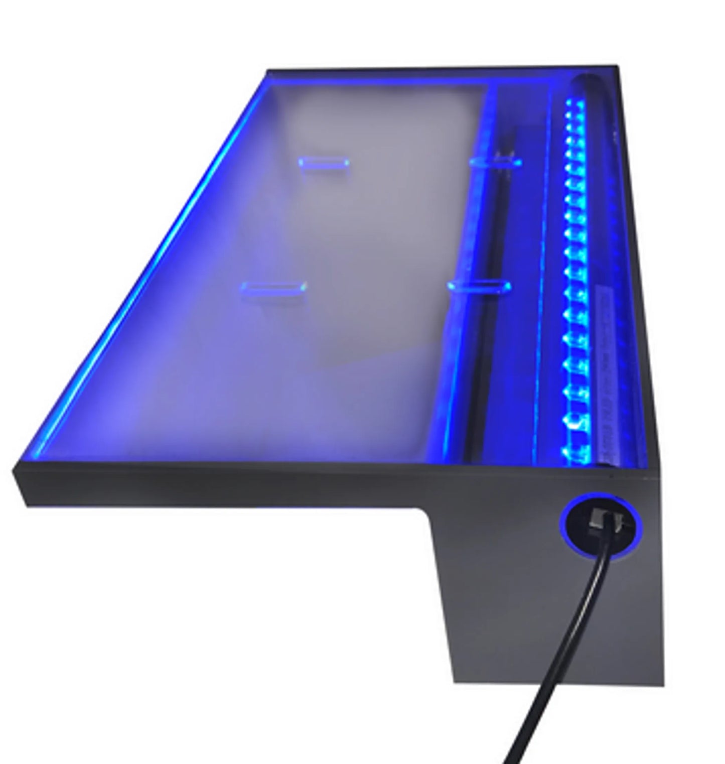 Danner Pondmaster 12" LED Lighted Spillway – Blue Water Feature