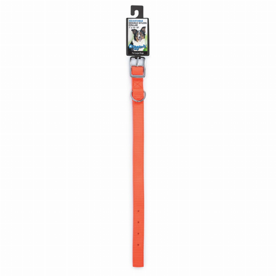 Digger's 1-Inch Nylon Dog Collar - 18-Inch Neon Heavy Duty Collar