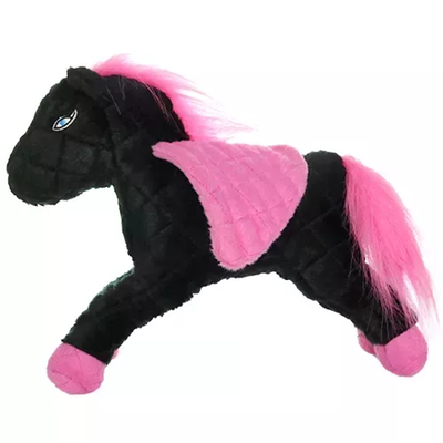 Mighty Pegasus Durable Squeaky Dog Toy | Large | Black & Pink