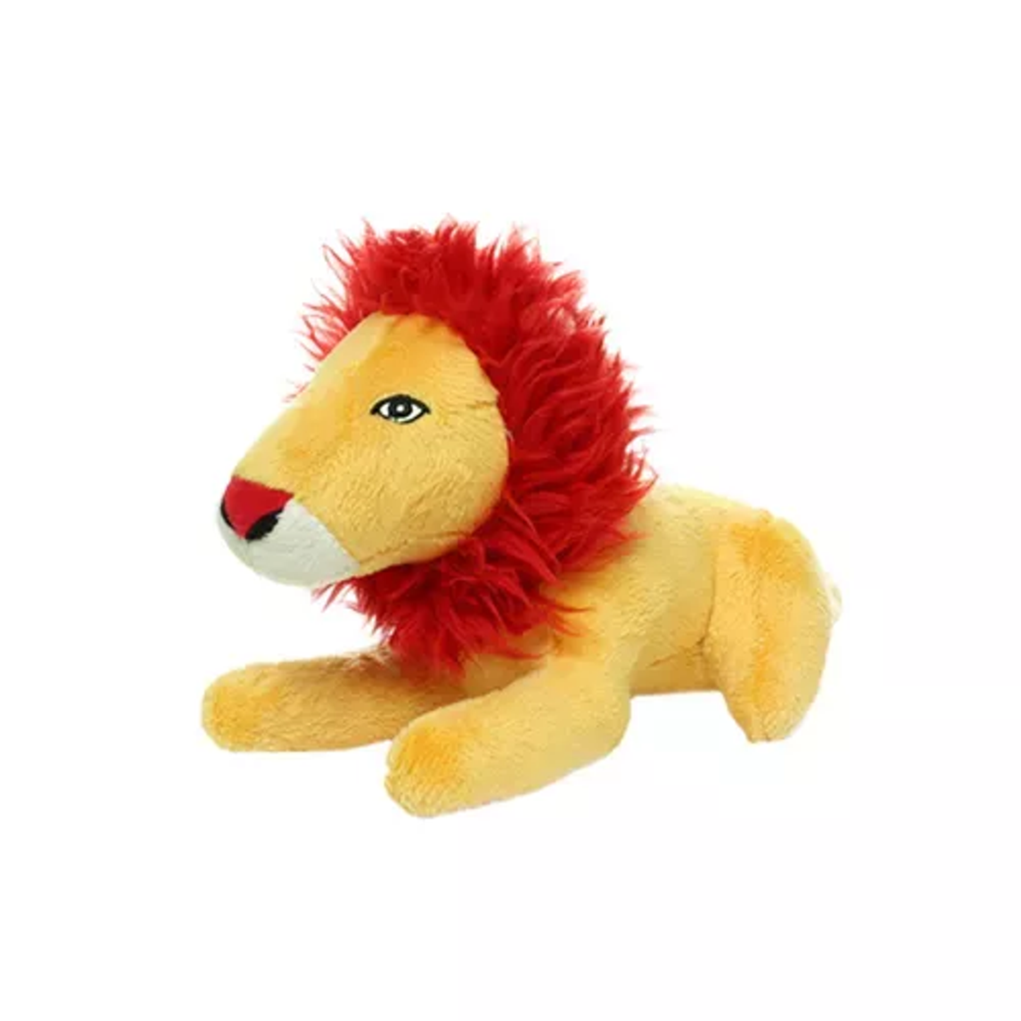 Mighty Jr Safari Lion Dog Toy – Durable Plush Interactive Tug Toy