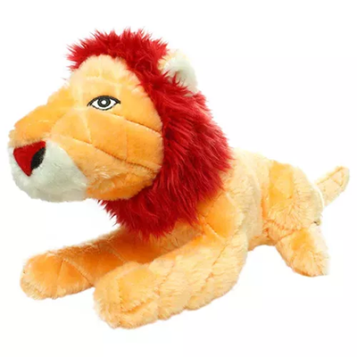 Mighty Safari Lion Plush Dog Toy – Large Yellow Tug Toy by VIP Products