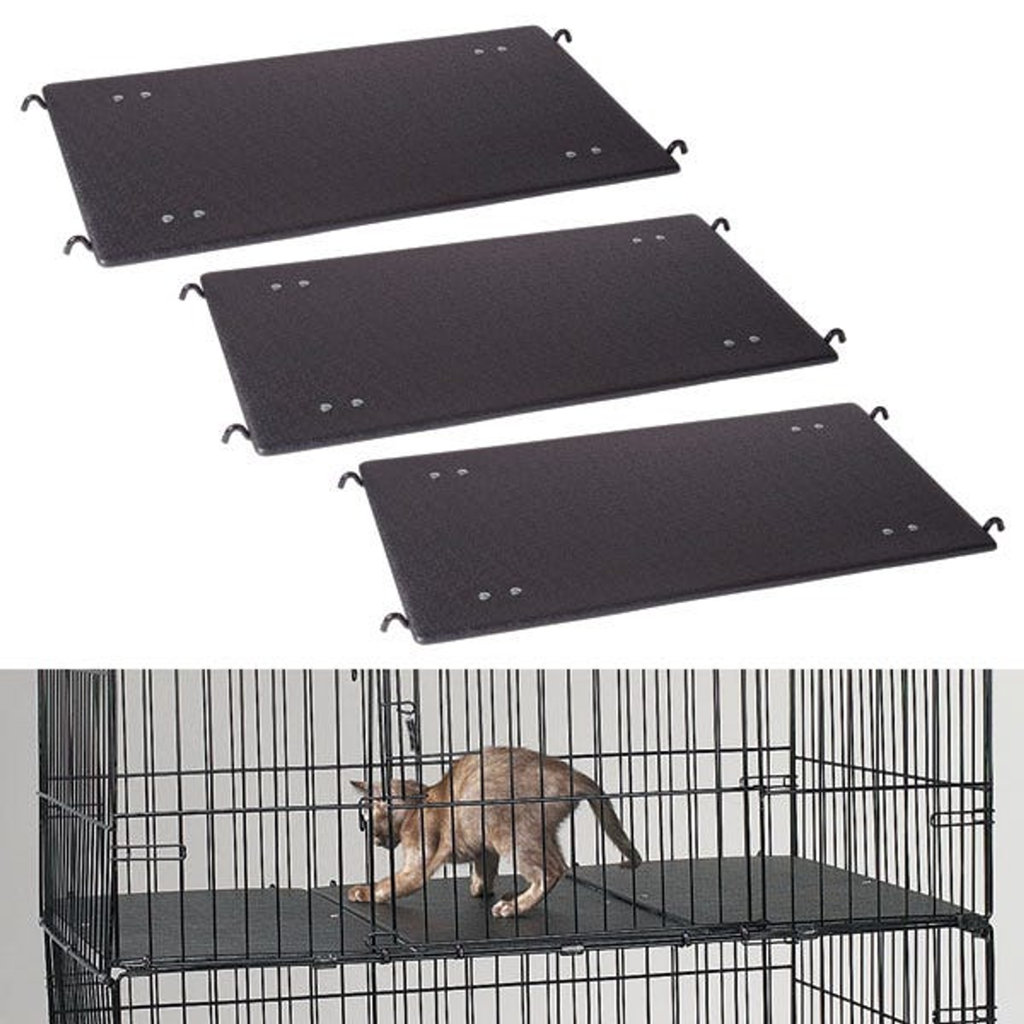 PS Cat Cage Deluxe Platform 3 Pc