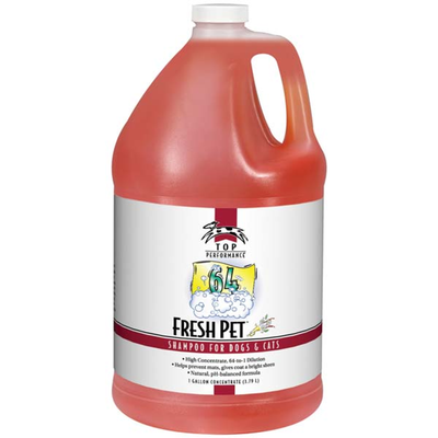 Top Performance Fresh Pet Shampoo - 64:1 Concentrate Gallon Size