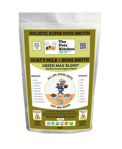 goats milk bone broth green max blend omega 3 6 vitamin mineral