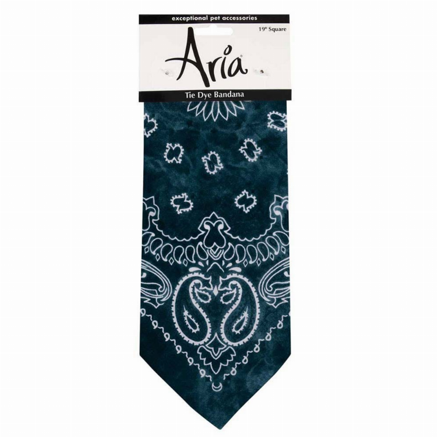 Aria Classic Tie Dye Pet Bandana – 22x22 Cotton Blend by Pet Edge