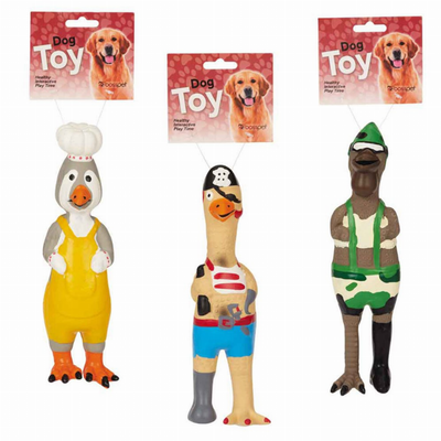 Digger's Latex Henriettas – 9 Inch Interactive Fetch Toy