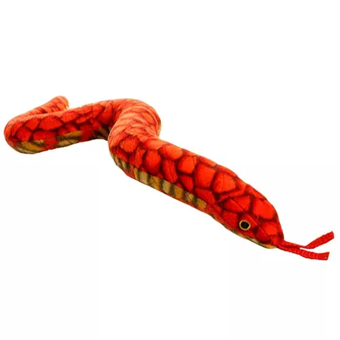Tuffy Desert Snake Dog Toy – Durable 4-Layer Interactive Tug Toy, Red