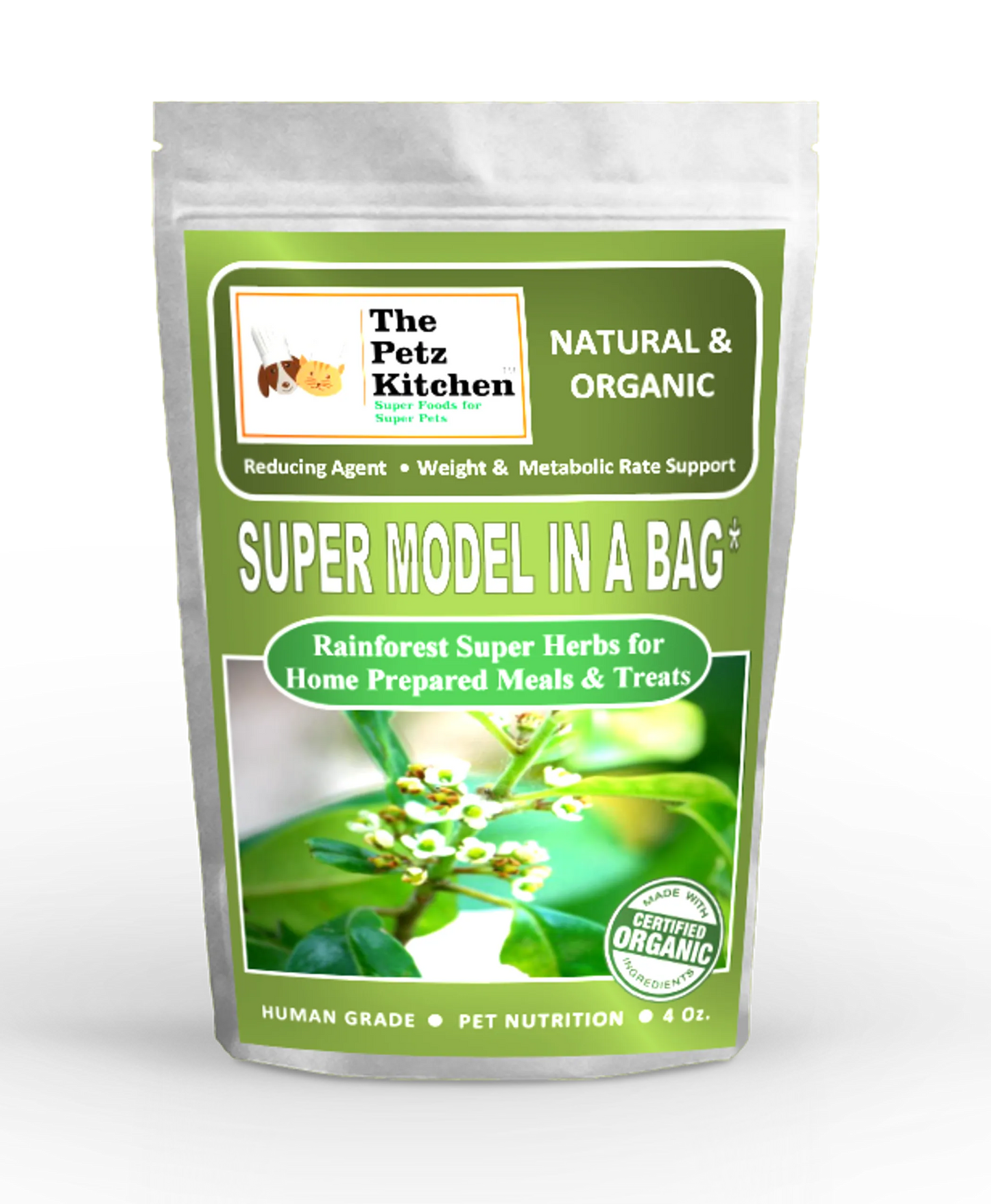 The Petz Kitchen Super Model In A Bottle Weight Support Supplement - 4 Oz