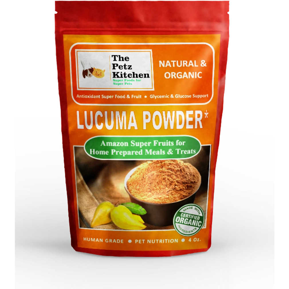 Lucuma Powder - Glycemic Glucose & Digestive Antioxidant USDA, 4 Oz