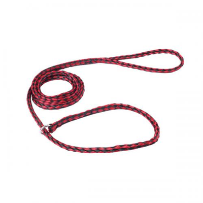 Guardian Gear Poly Animal Control Dog Leads - 5ft Red Slip Style 12-Pack