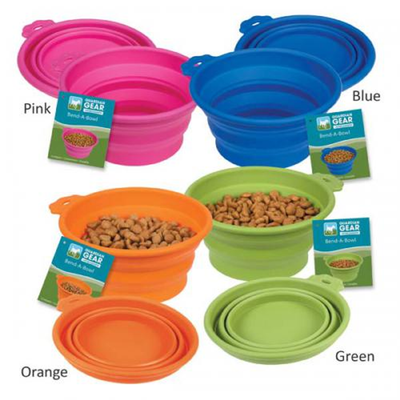 Guardian Gear Silicone Collapsible Pet Bowl – Small Blue 12oz