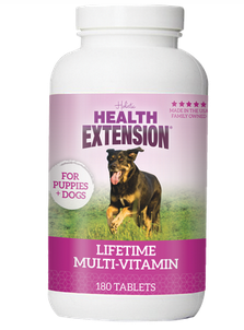 Health Extension Lifetime Dog Vitamins – Immune & Digestive Support, 180ct