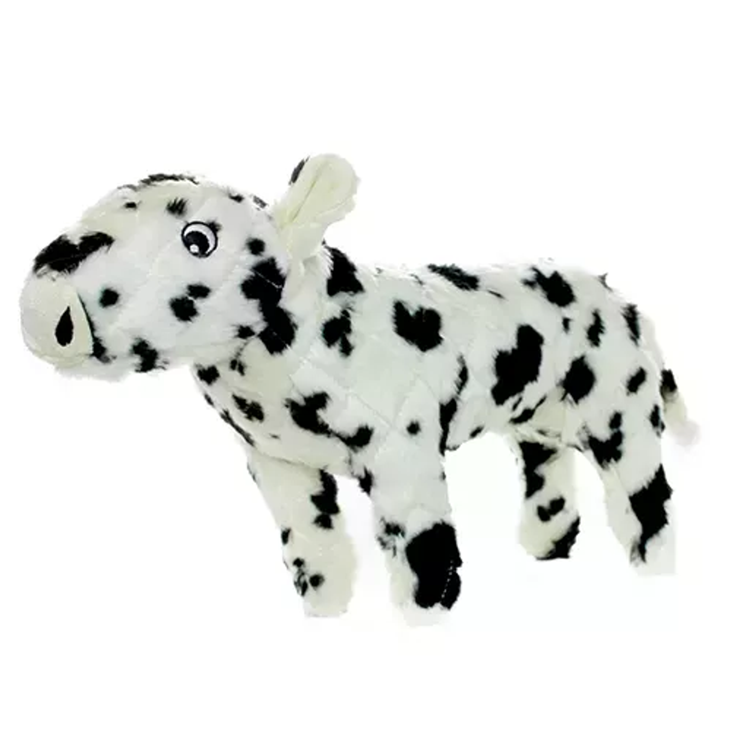 Mighty Farm Cow Plush Dog Toy – Durable 2-Layer Interactive Tug Toy