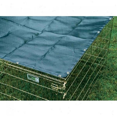 Midwest Exercise Pen Sunscreen Top - Black Woven Polyethylene - 48" x 48"