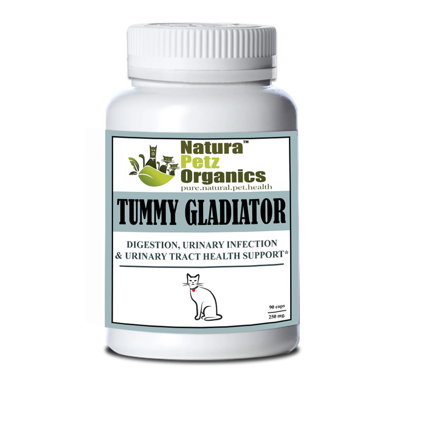 Tummy Gladiator - Digestion, Adjunctive Reflux & Urinary Tract for Cats, 150