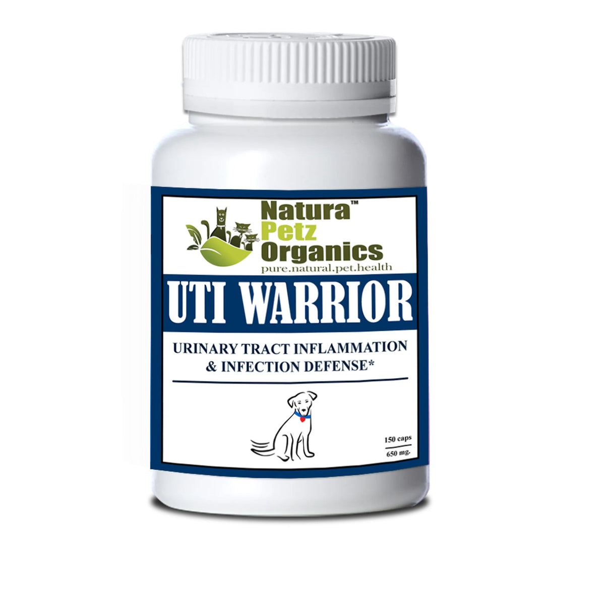 Uti Warrior Max Urinary Tract Inflammation/Infection, DOG 650 mg., DOG150