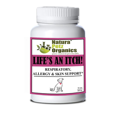 Life'S An Itch - Respiratory, Allergy & Skin Dog 90 cap - 600 mg. Turkey Flavor