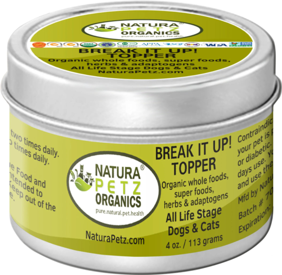 Break It Up! Meal Topper Stone Breakder Stone Eliminator, Dog & Cat - No Flavor