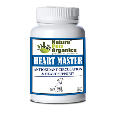 heart master max antioxidant heart circulation dog 90 caps 500 mg