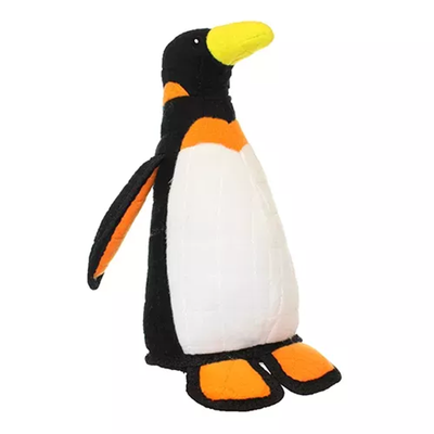 Tuffy Zoo Animal, Large, Penguin, Black & White