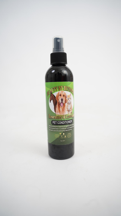 Rosemary and Lavender Pet Conditioner, 8 oz, White